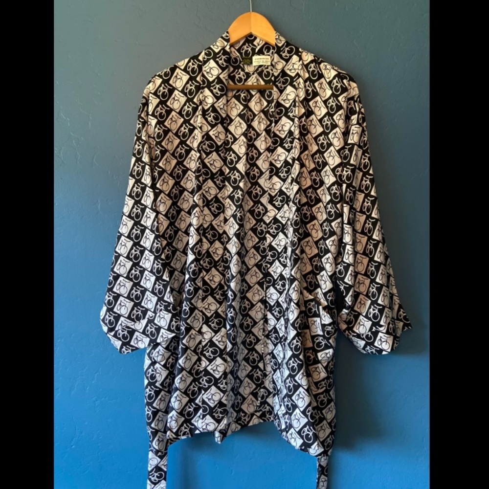 Silk robe